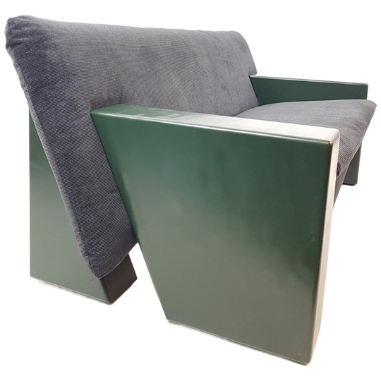 Vintage Artifort 'sandwich' Bank Model 750 Groen En Zwart 1