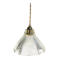 Vintage Glazen Lampenkap Holophane Glas
