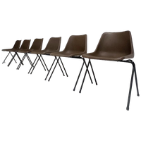 Set Van 6 Polyprop Stoelen Van Robin Day, 1960’S