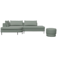 4x6 sofa - X3 Modulaire Bank Lichtgroen Uni