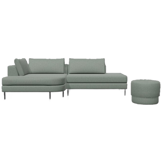 4x6 sofa - X3 Modulaire Bank Lichtgroen Uni 1
