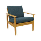 Vintage Deense Fauteuil, 1970S Nieuw Gestoffeerd thumbnail 1