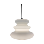 White Milk Glass Pendant Light Ah 1 By Peill And Putzler 1960 thumbnail 1