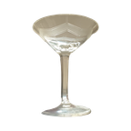 Vintage Cocktail / Martini Glas Mooi Geetst Patroon thumbnail 1