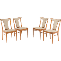 Swedish Mid-century Modern Set Of 4 Chairs From 1960’s By Axel Larsson For Bodafors