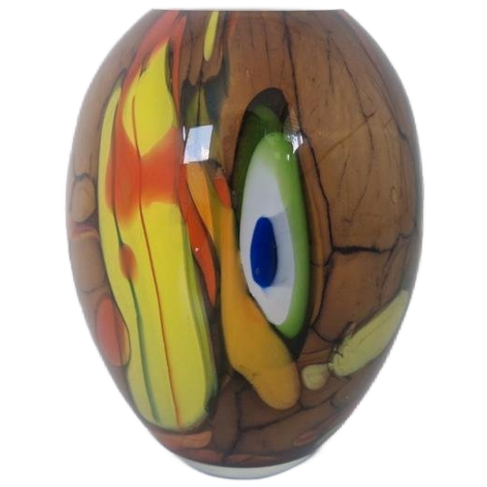 Handgeblazen Italiaanse Vintage Vaas. 1