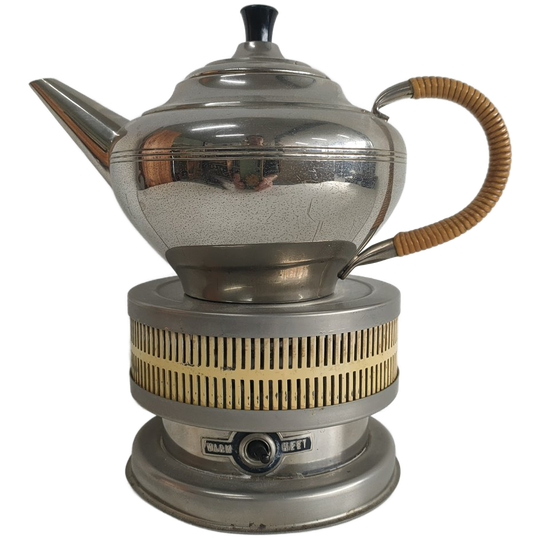 Theepot Met Rechaud Gemerkt Rembrandt Tiel Holland 1