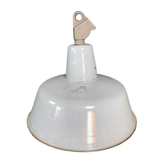 8 Stuks – Industriële Emaille Plafondlampen/Hanglampen – Grijs 1