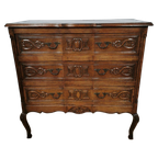 Vintage Queen Ann Ladekastje, Commode Dressoir Ladekast Badkamermeubel 106 thumbnail 1