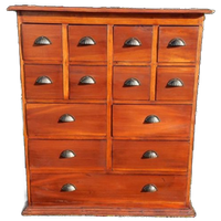 Teakhouten Ladenkast Apothekerskast