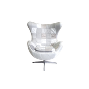 Retro Draaifauteuil Egg Chair  Voor Bijv Babykamer Retro Draaistoel