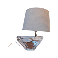Vintage Tafel Lamp Kristal Daum Zeilboot Vintage Tafel Lamp