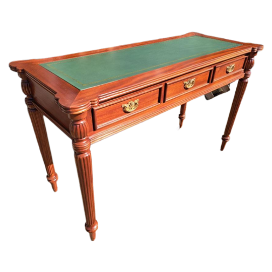 Klassieke Engelse Schrijftafel, Laptop Bureau, Desk, Sidetab 1