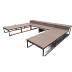 Valeur Val-eur Tuinset Design Lounge Wicker Modulair thumbnail 1