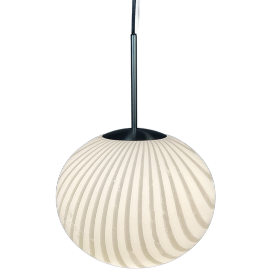 Vintage Hanglamp, Swirl / Zebra, Peill & Putzler, Duitsland 1980's 1