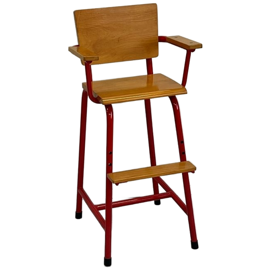 Vintage Kinder Kappersstoel Peuter Kleuter Hoge Stoel 1