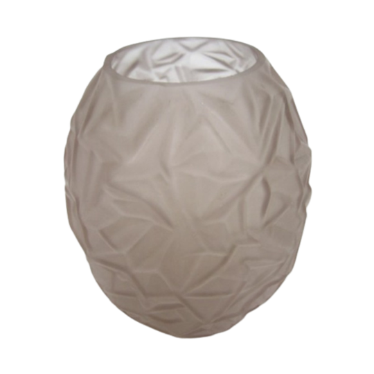 Glazen Art Deco Vaas Lichtpaars 1