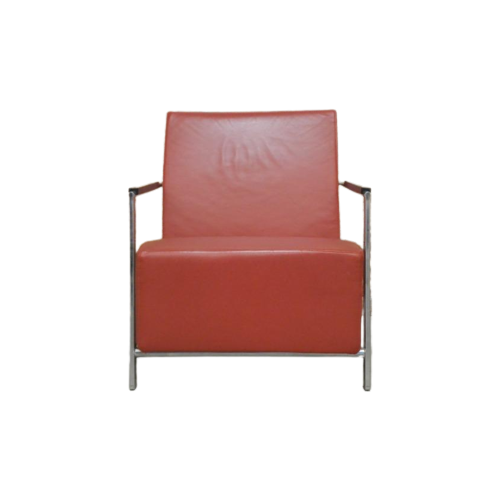 Zganieuw! Rode Leren Harvink Alowa Design Fauteuil!