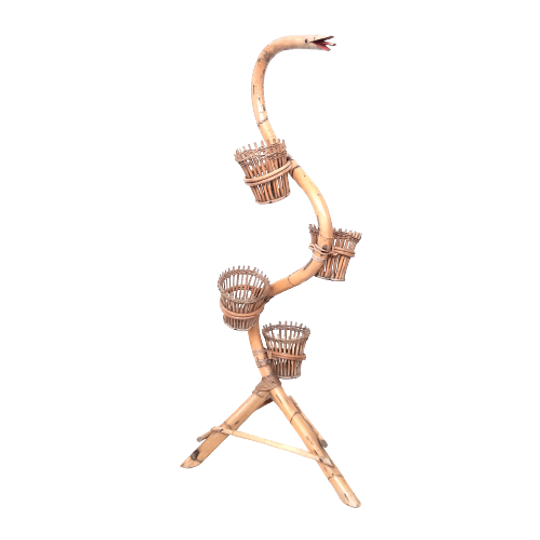 Pf39 – Rotan Plantenhouder – Slang 1