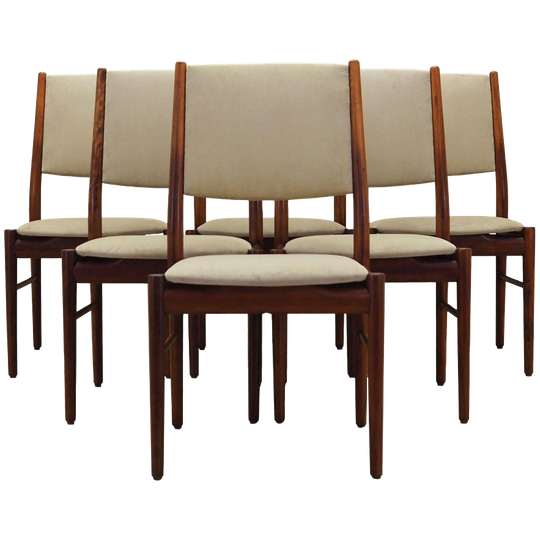 Set Of Six Mahogany Chairs, Danish Design, 1970s, Manufacturer: Skovby Møbelfabrik 1