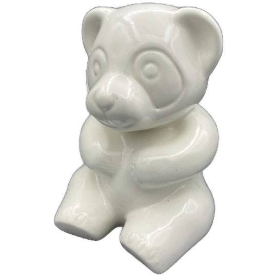 Vintage Beer Panda Keramiek Wit Groot 1