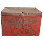 Vintage Blik, Van Ijsendijk Koffie Grutters Kruideniers Blik thumbnail 1