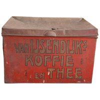 Vintage Blik, Van Ijsendijk Koffie Grutters Kruideniers Blik