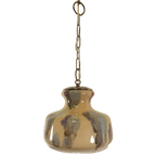 Vintage Italiaans Glazen Hanglamp thumbnail 1