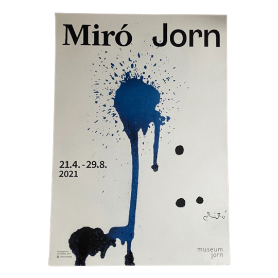 Joan Miró (1893-1983), Miró &jorn, The Exhibition Orginal Poster 1