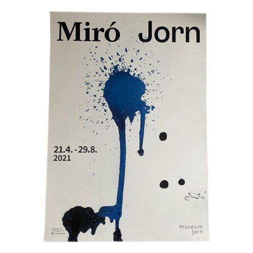 Joan Miró (1893-1983), Miró &Jorn, The Exhibition Orginal Poster