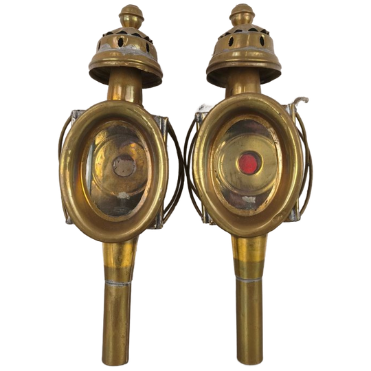 Duo Antieke Koetslampen 1