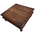 Vintage Bajot Indiase Lage Styling Plateau Bijzettafel thumbnail 1