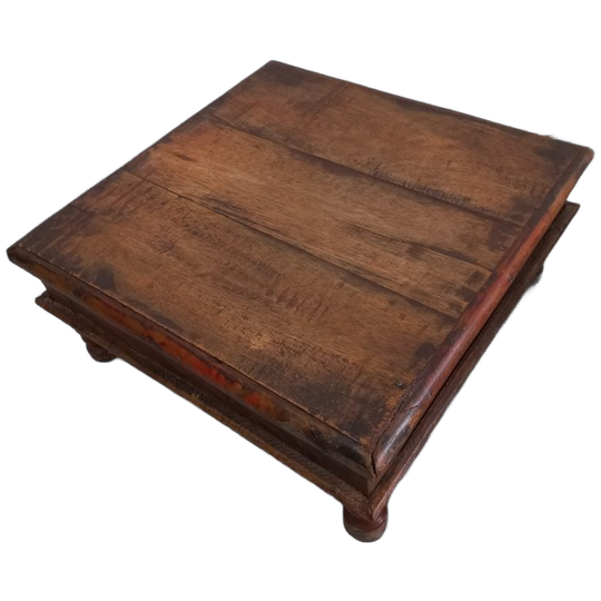 Vintage Bajot Indiase Lage Styling Plateau Bijzettafel 1