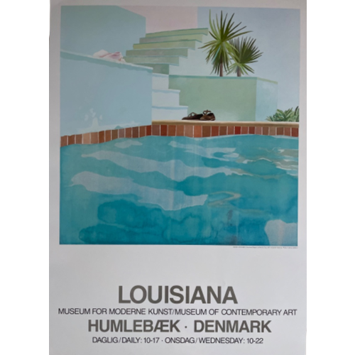 David Hockney, Pool And Steps, Le Nid Du Duc, 1971, Copyright David Hockney