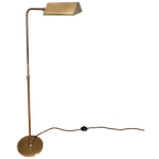 Messing Vloerlamp, Florian Schulz, Jaren 70 thumbnail 1