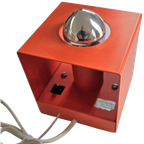 Small Orange Philips Wall / Table Cube Lamp 1970s thumbnail 1