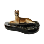 Boxer Hond Asbak - Art Deco - Terracotta thumbnail 1