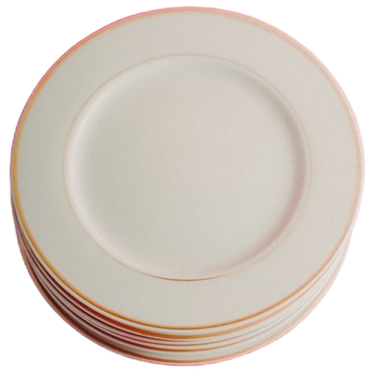 Witte Borden Met Gouden Randjes 1