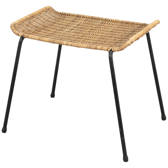 Draadframe Kruk Met Rotan 1