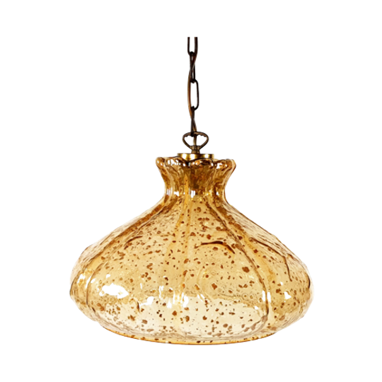 Barovier & Toso - Glas Met Gouddeeltjes - "foglia D'oro" - Mid Century 1