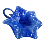 Glasblaaskunst Blauwe Bloem thumbnail 1