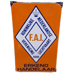Pracht Emaille Tekstbord Uit De Luchtvaart Branche🛩 thumbnail 1