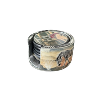 Onderzetters African Animals Speksteen Vintage