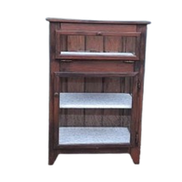 Vintage Vitrine Toonbankkastje Theekastje Oud Kastje Display