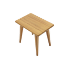 Carl Malmsten Solid Pine Stool By Svensk Sweden 1940S thumbnail 1