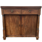 Antiek Mahonie Dressoir, En Opengeklapt Een Mooi Antiek Klapbufet thumbnail 1