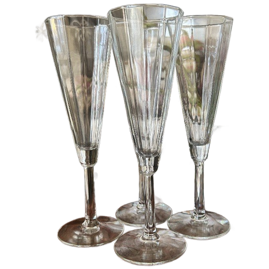 Champagne Glazen Set Vintage 1