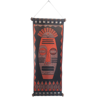 Jaren 70 Vintage Wandkeed Mexicaans Totum Stijl Muurkleed Tribal Art Tikibar