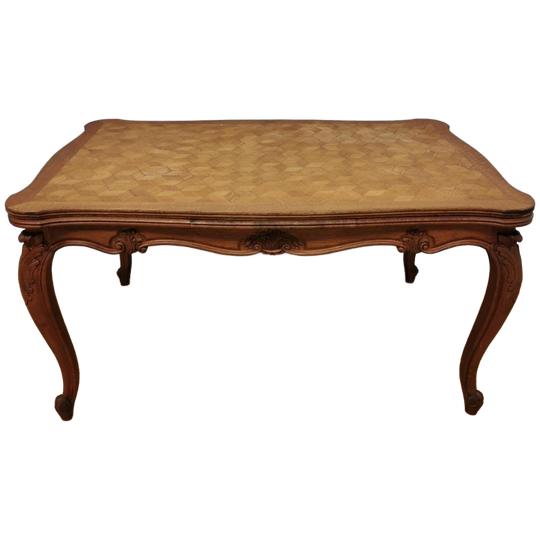 Vintage Landelijke Eettafel Eetkamertafel Tafel Uitschuifbaar 404 1