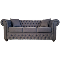 Chesterfield Bank Bahama Antracietgrijs (3-zits)